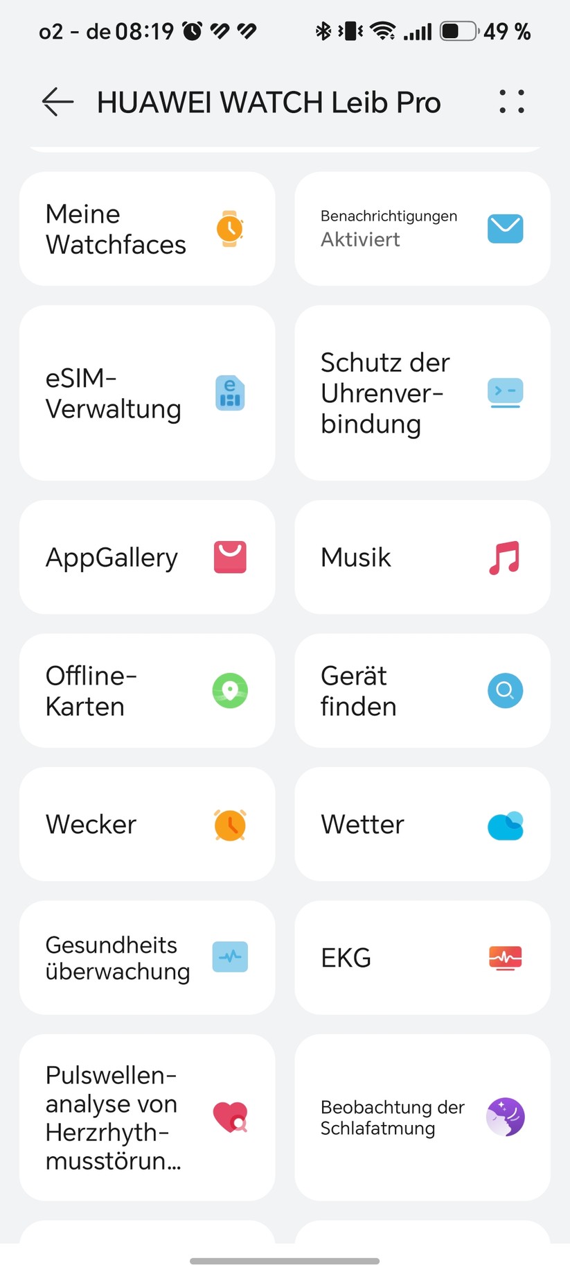 Huawei Watch 6 Pro 43 mm: Health App