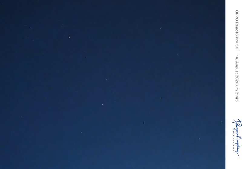 Oppo Reno 16 Pro 5G: Hauptkamera bei Nacht