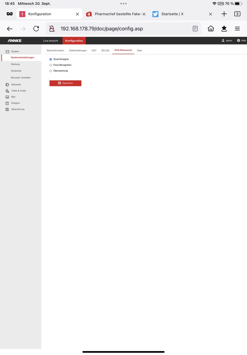 Überwachungskamera Annke NC800: Gesichtserkennung