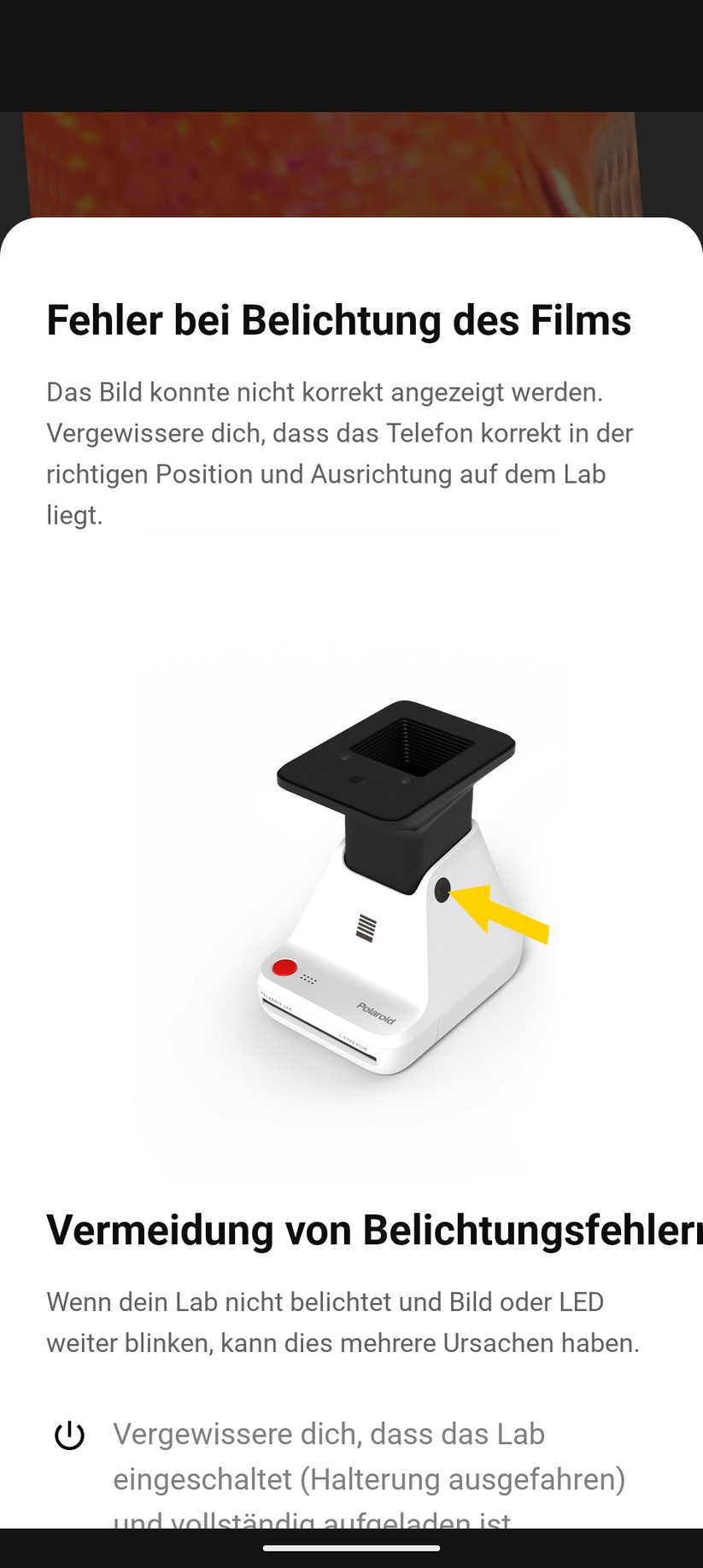 Polaroid Lab Screenshot
