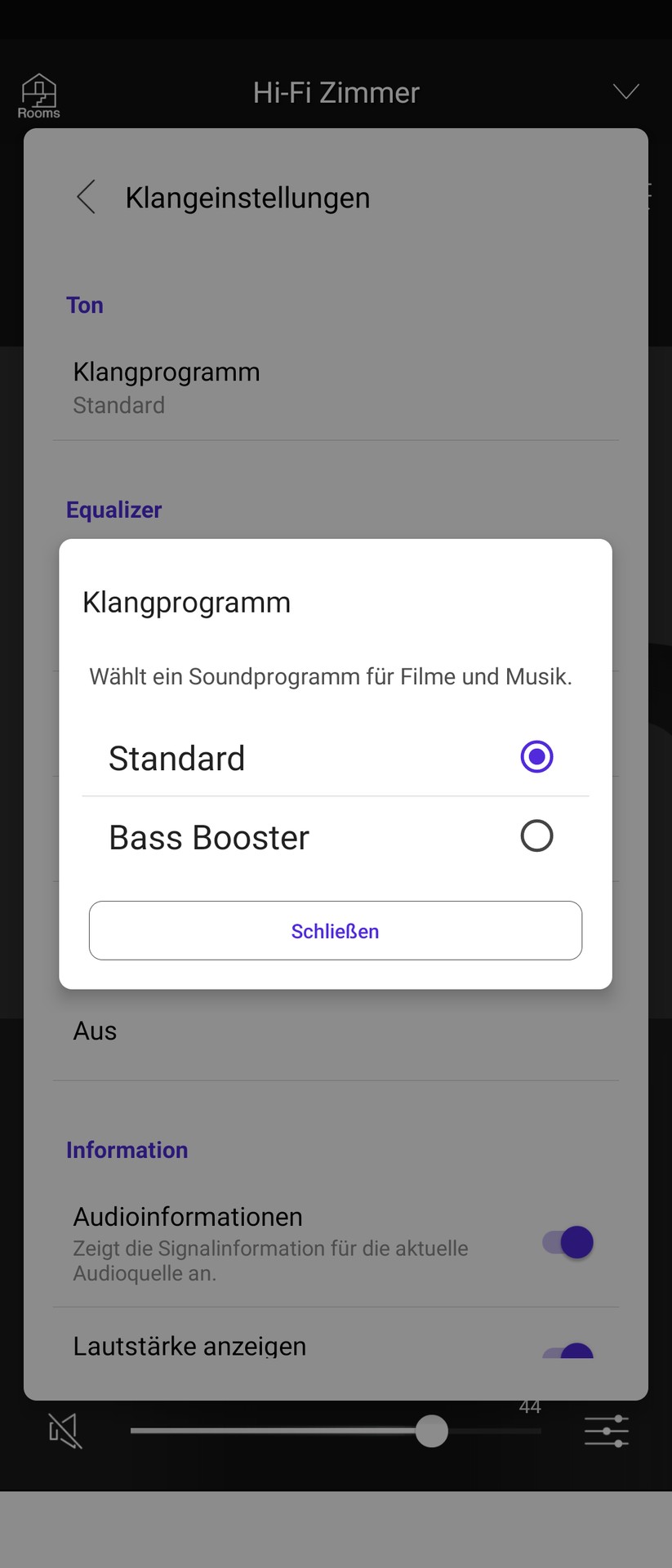 Yamaha Musiccast 50 - App