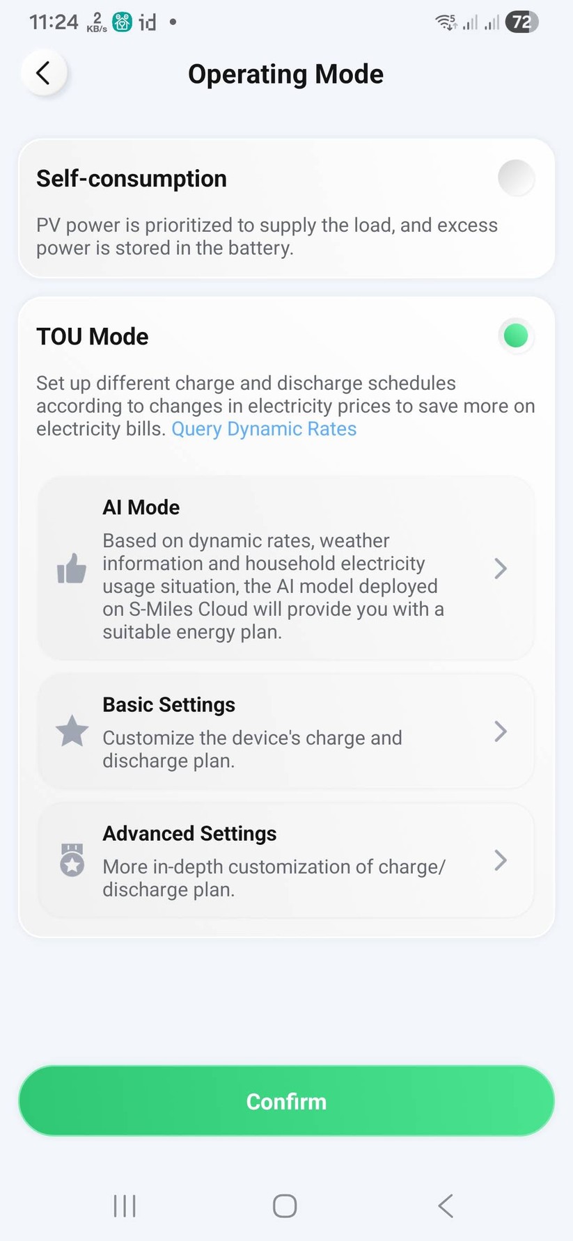 Die Inbetriebnahme und Konfiguration der Hoymiles Hi Battery erfolgt mit der App S-Miles Home.