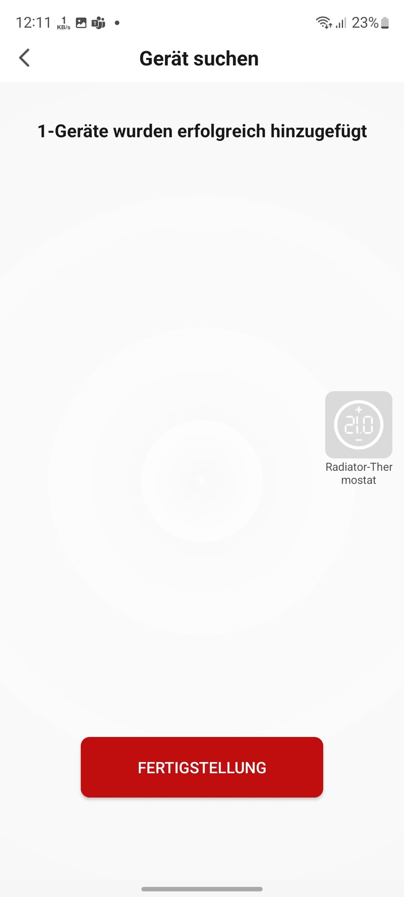  App - Inbetriebnahme