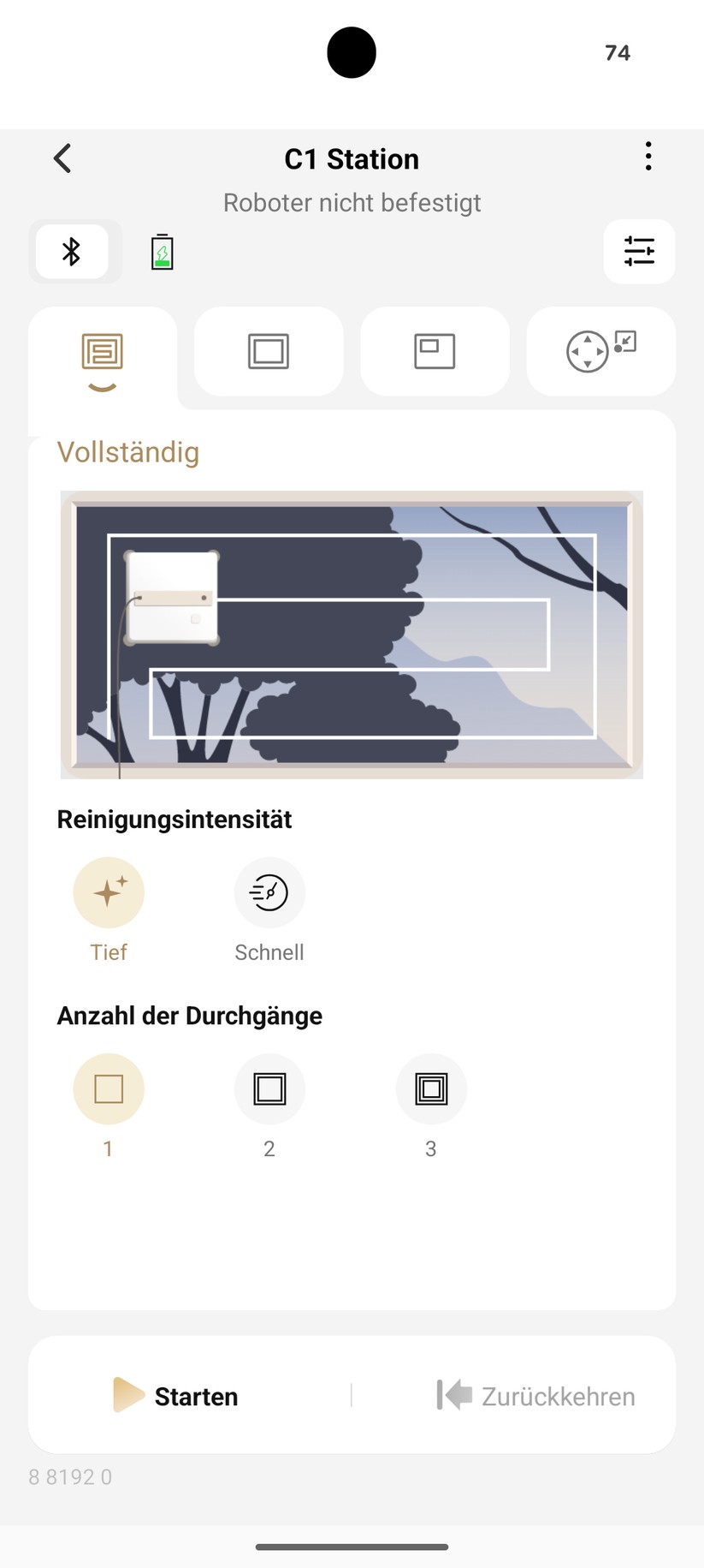 Dreame C1 – App & Einrichtung