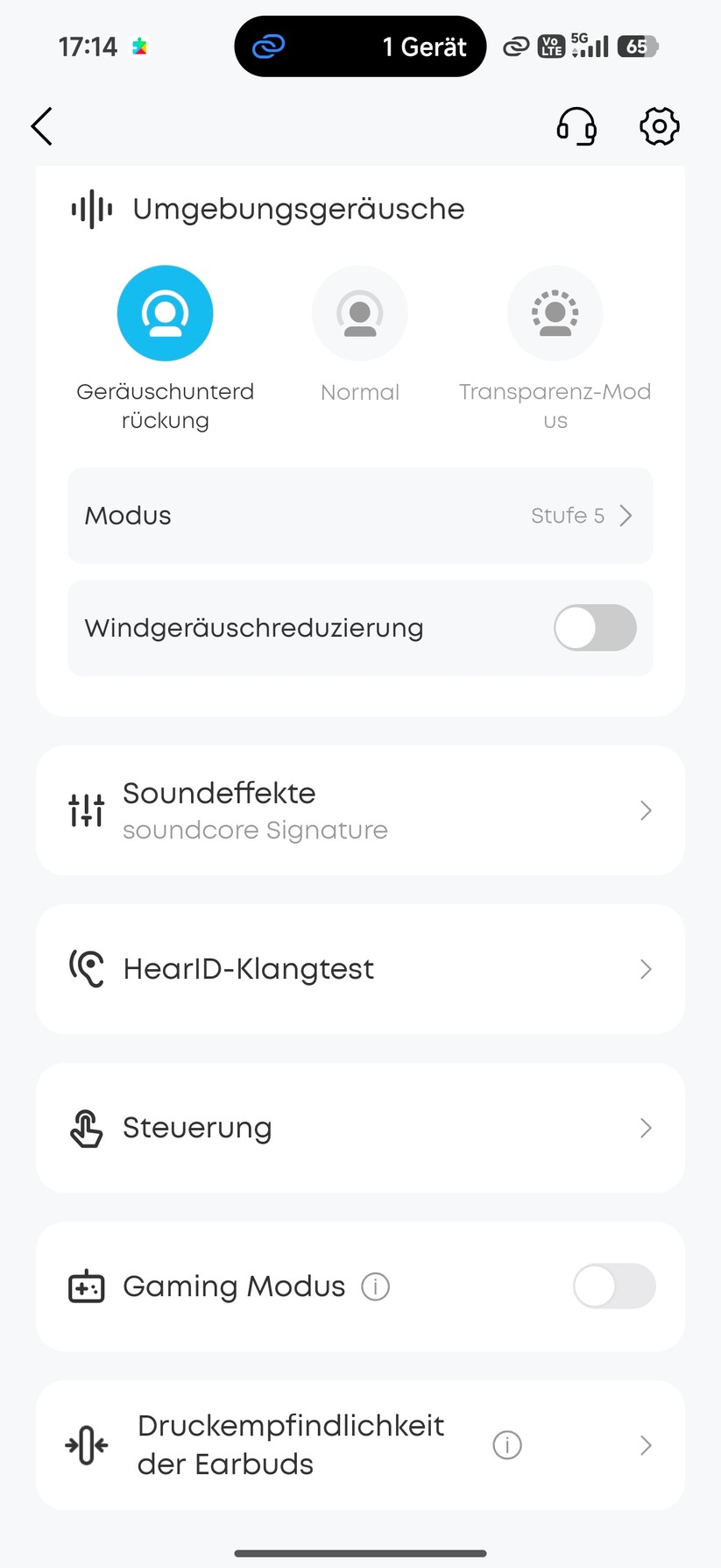 Soundcore Liberty 5 Screenshot