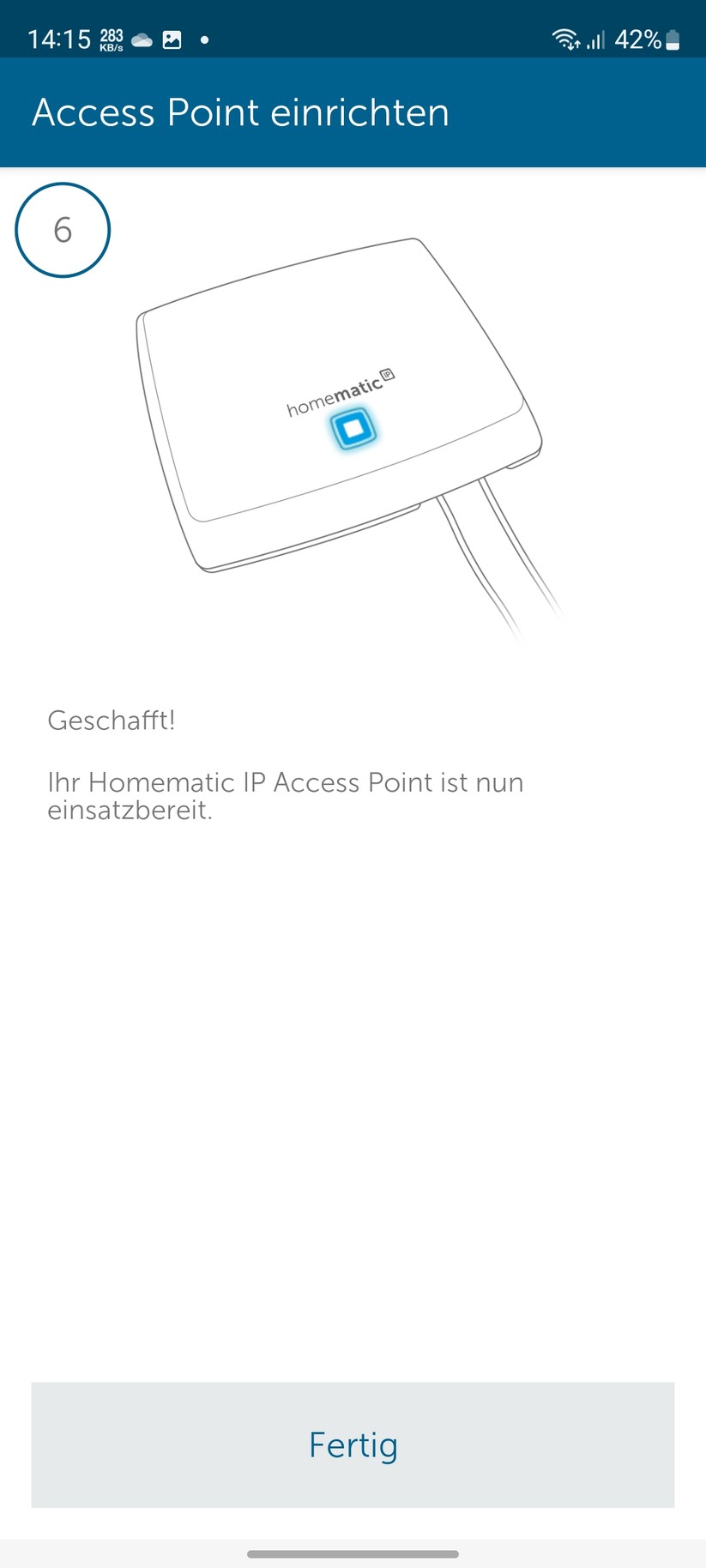  Inbetriebnahme mit App