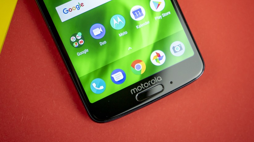 Multifunktionaler Fingerabdrucksensor des Moto G6
