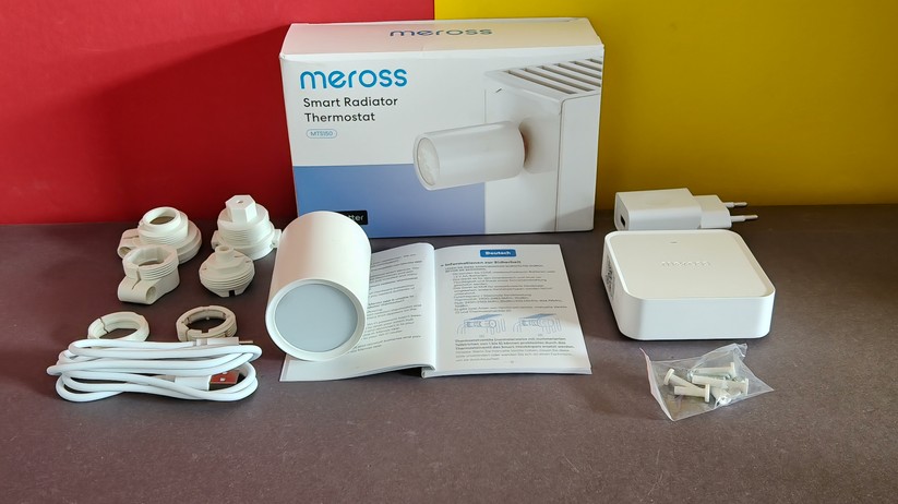 Heizkörperthermostat Meross MTS150HMA mit Matter-Hub MSH450