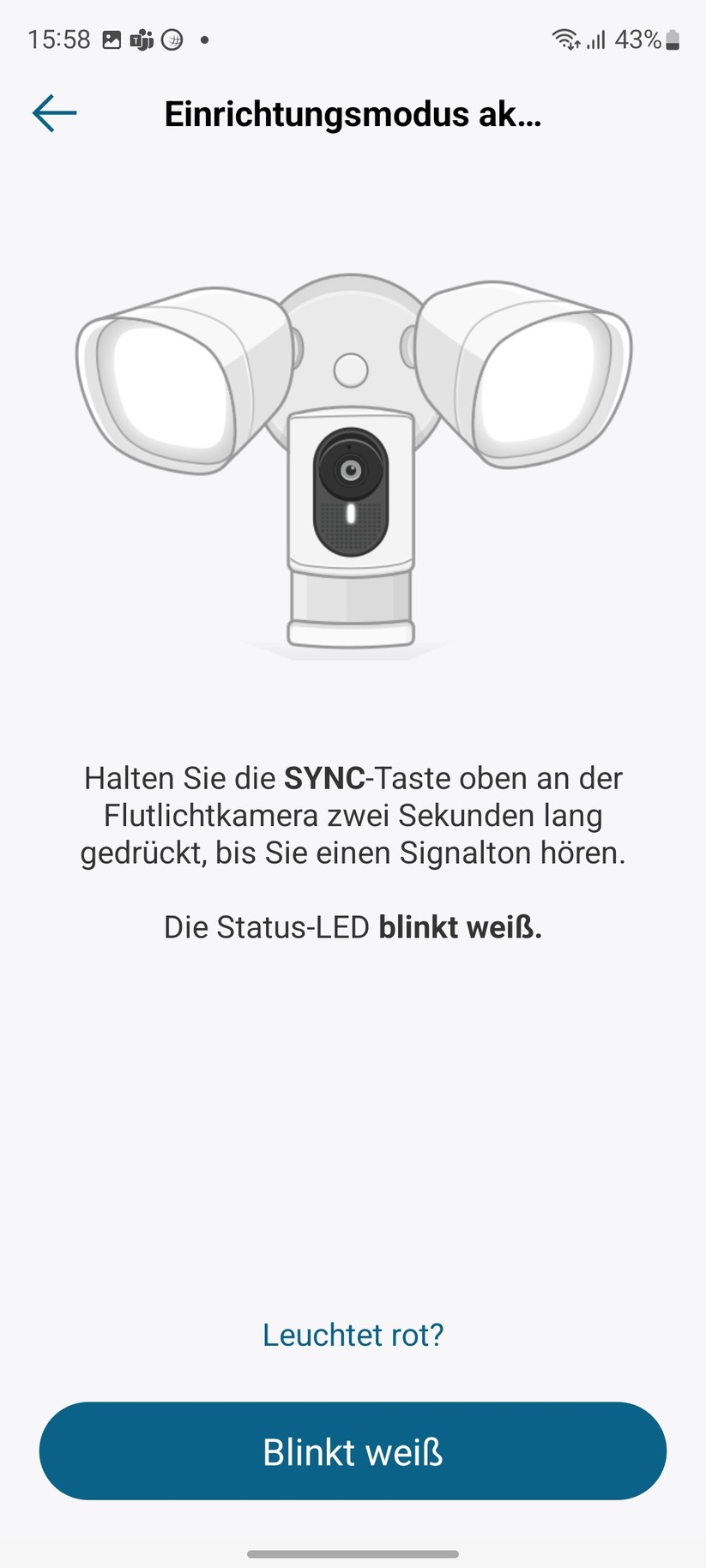 Eufy Floodlight Cam (2500 Lumen, Full-HD): Inbetriebnahme 21