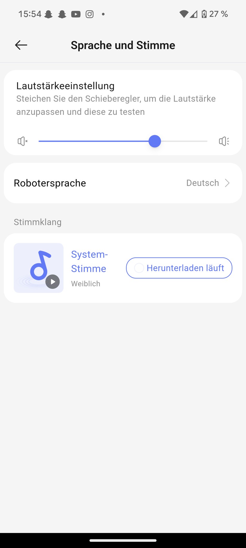 Narwal Freo Z10 Ultra – App