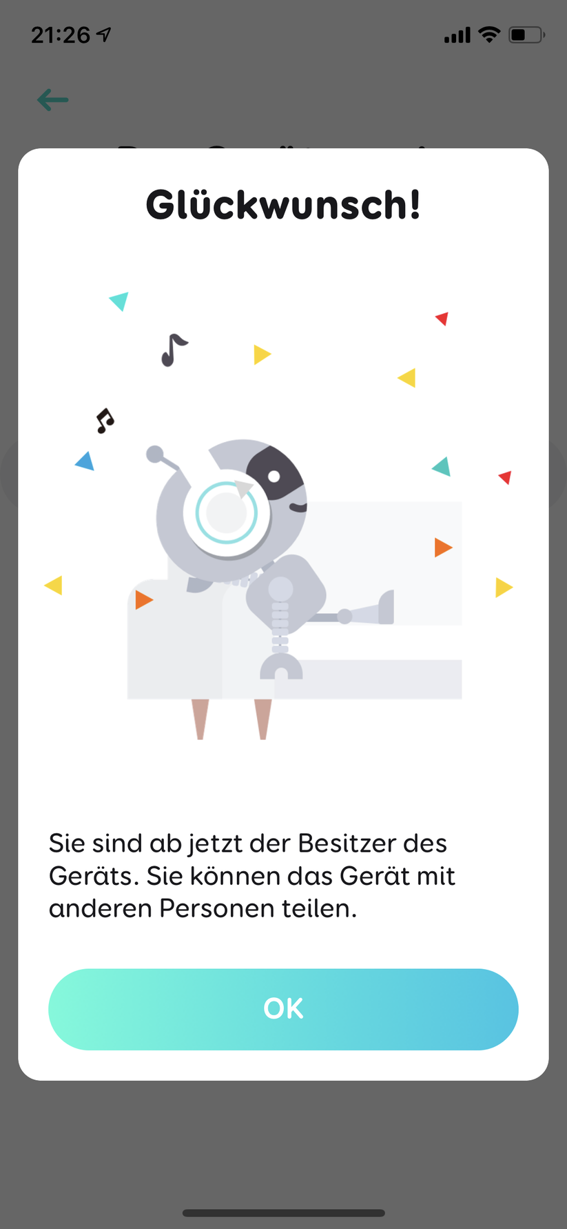 Eingerichtet!