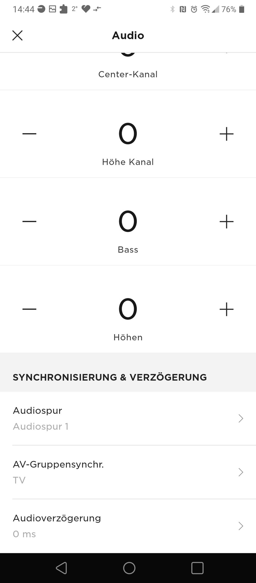 Bose Music App für die Bose Smart Soundbar 900 für Konfiguration und Streaming