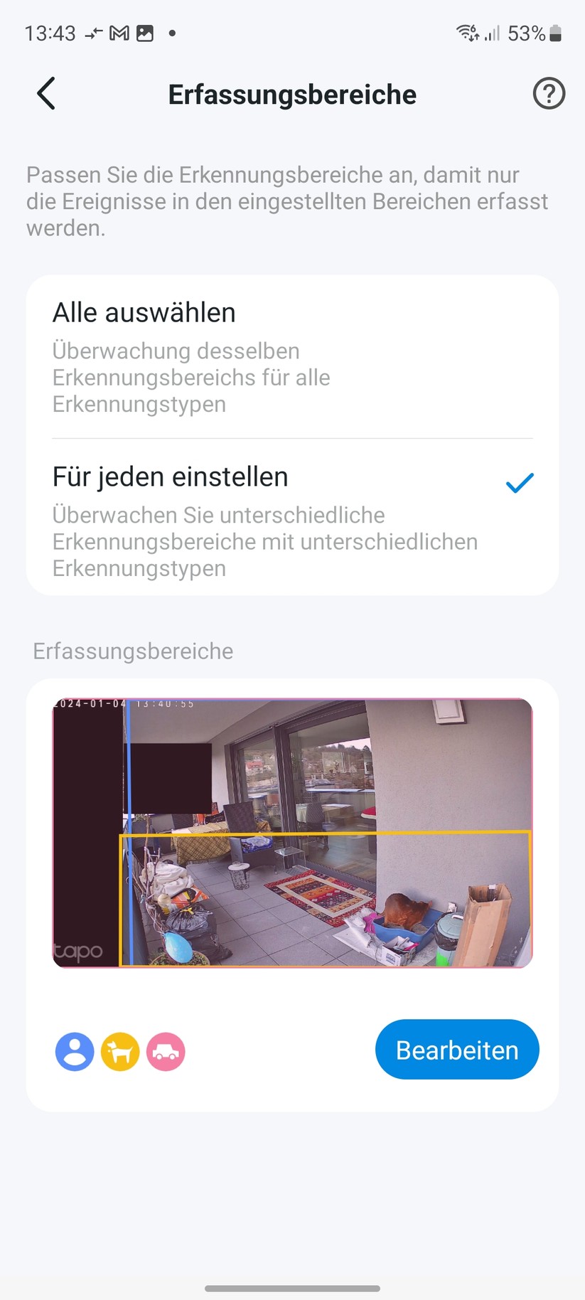 TP-Link Tapo C325WB: App, Onvif, Nachtaufnahmen