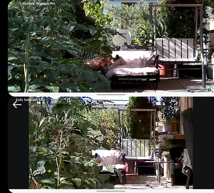 Reolink Argus 3 Pro: Zoom-Vergleich zur Eufy Solocam S40