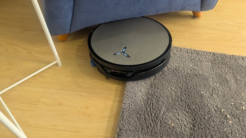 Ecovacs X12S Omnicyclone – Teppich-Reinigung: Vorher vs. Nachher