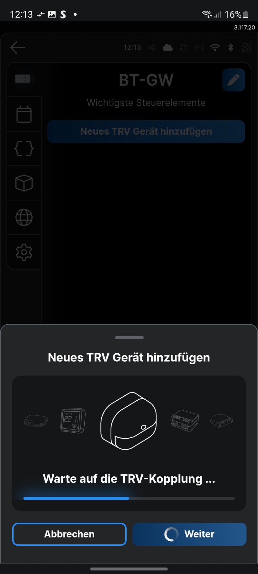 Shelly BLU TRV: Inbetriebnahme mit Shelly-App