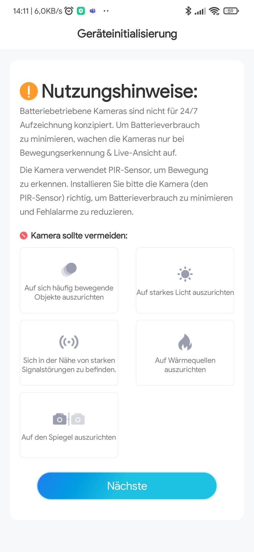 Einrichtung und Betrieb mit der App: Reolink PT 2K