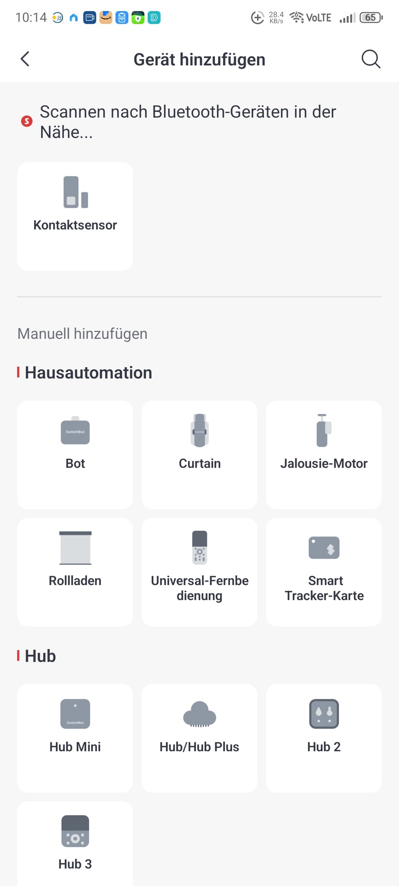 Lock Ultra, Keypad, Hub Mini: Die Einrichtung erfolgt über die Switchbot-App.