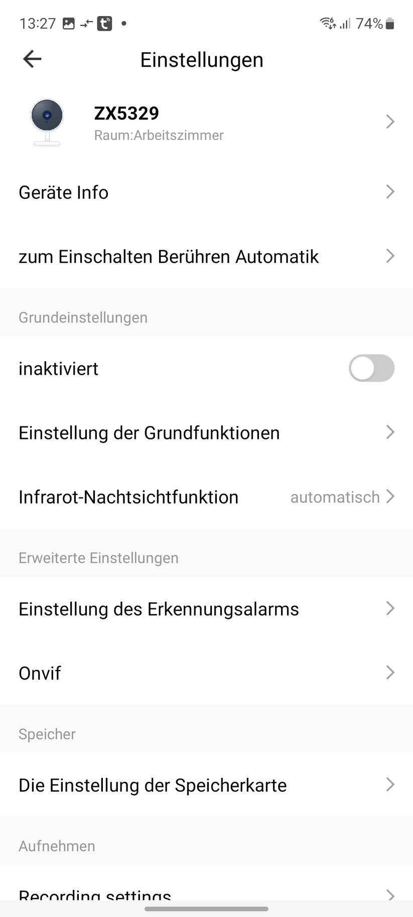 7Links IPC-300 (ZX5329): Einrichtung und Einstellungen mit Tuya-App