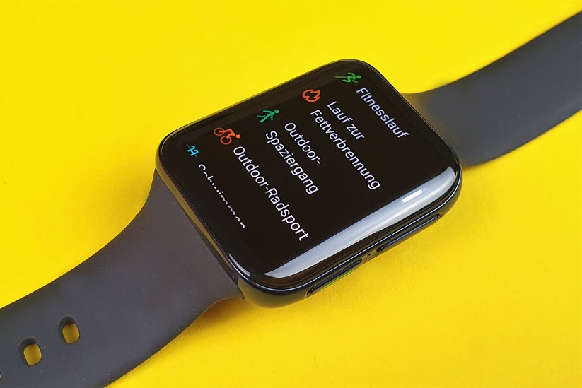 Das Sport-Angebot ist auf der Oppo Watch überschaubar: Hier sind lediglich fünf Disziplinen hinterlegt.
