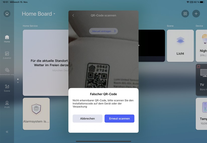 PTZ-Überwachungskamera Aqara E1: Inbetriebnahme, Homekit, Bedienung, Aufnahmen