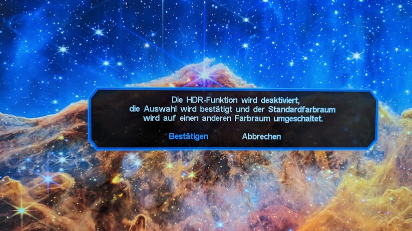 KTC G42P5 Einstellungen