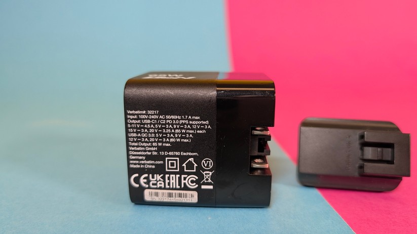 Verbatim GaN Wall Charger 65W 32217 – Bilderstrecke