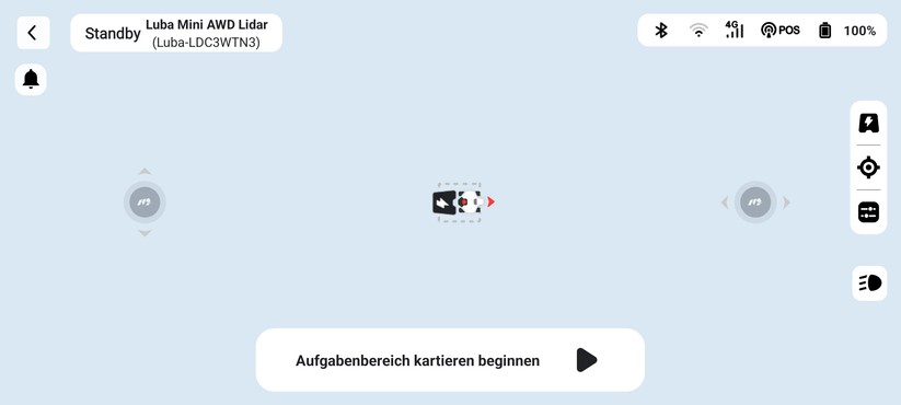 Mammotion Luba Mini AWD Lidar: Kartierung