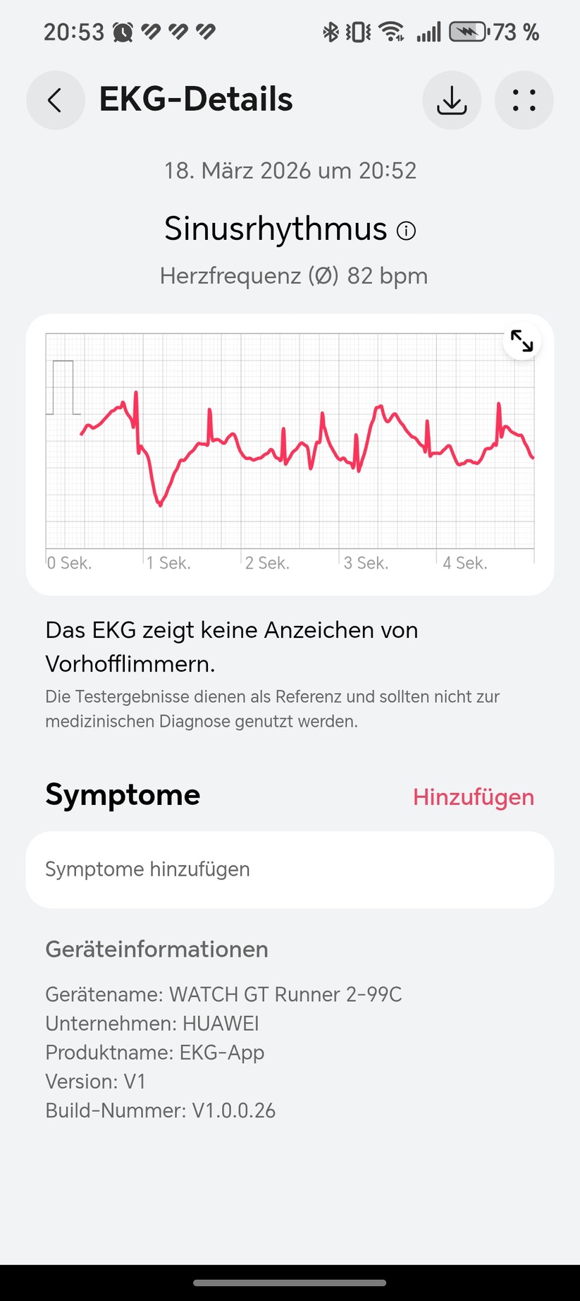 Huawei Watch GT Runner 2 - Health App