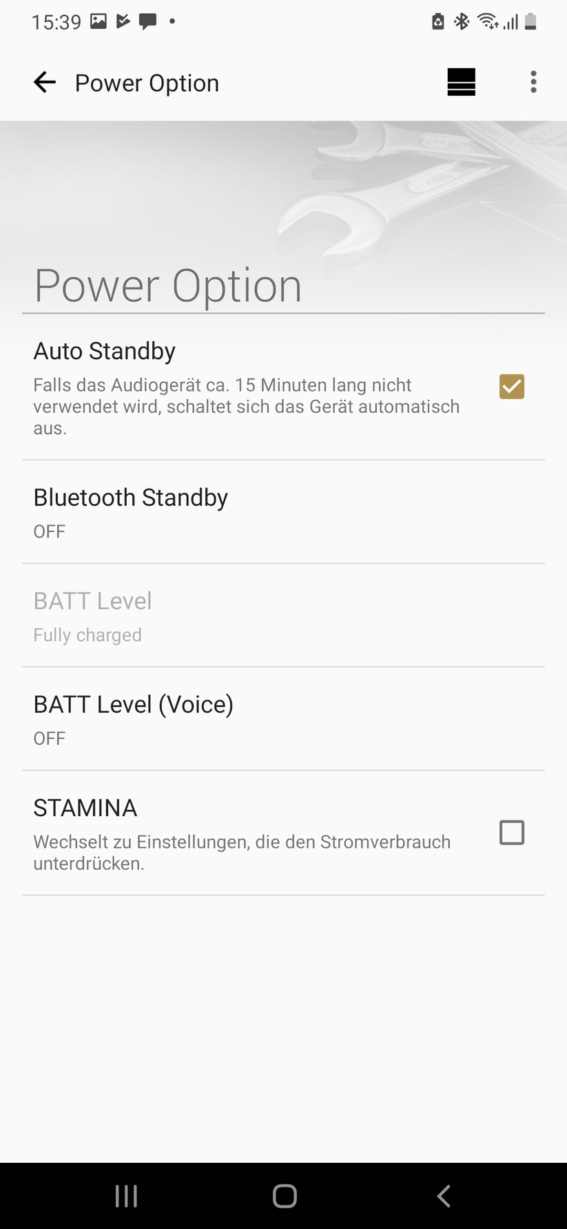 Sony XB33 Screenshots