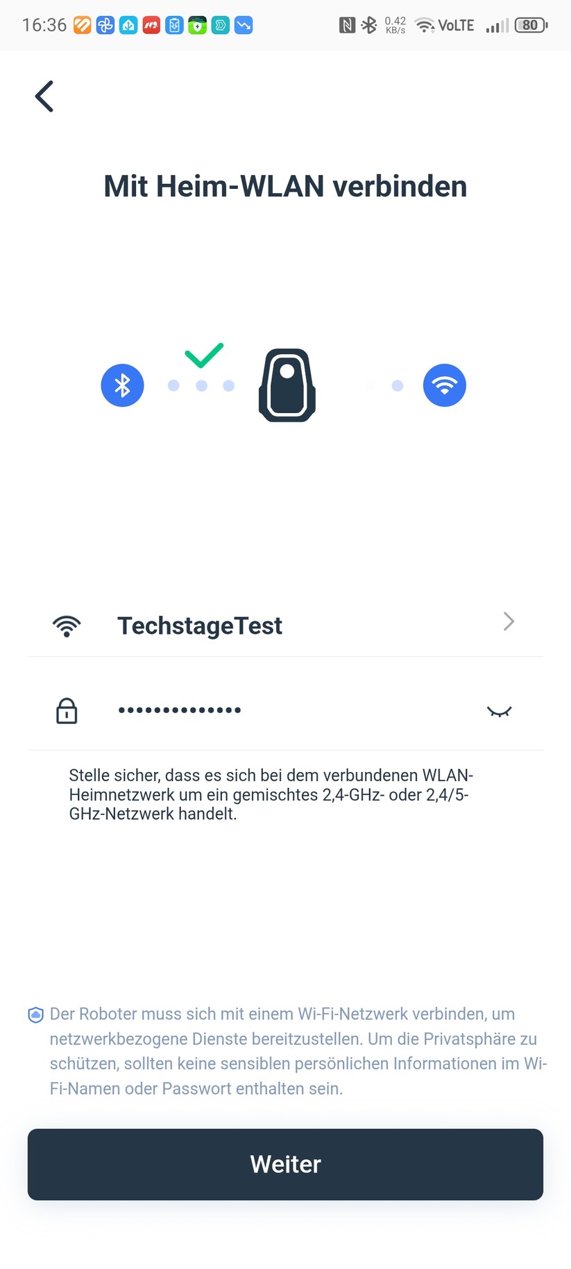 Ecovacs-App: Einrichtung 