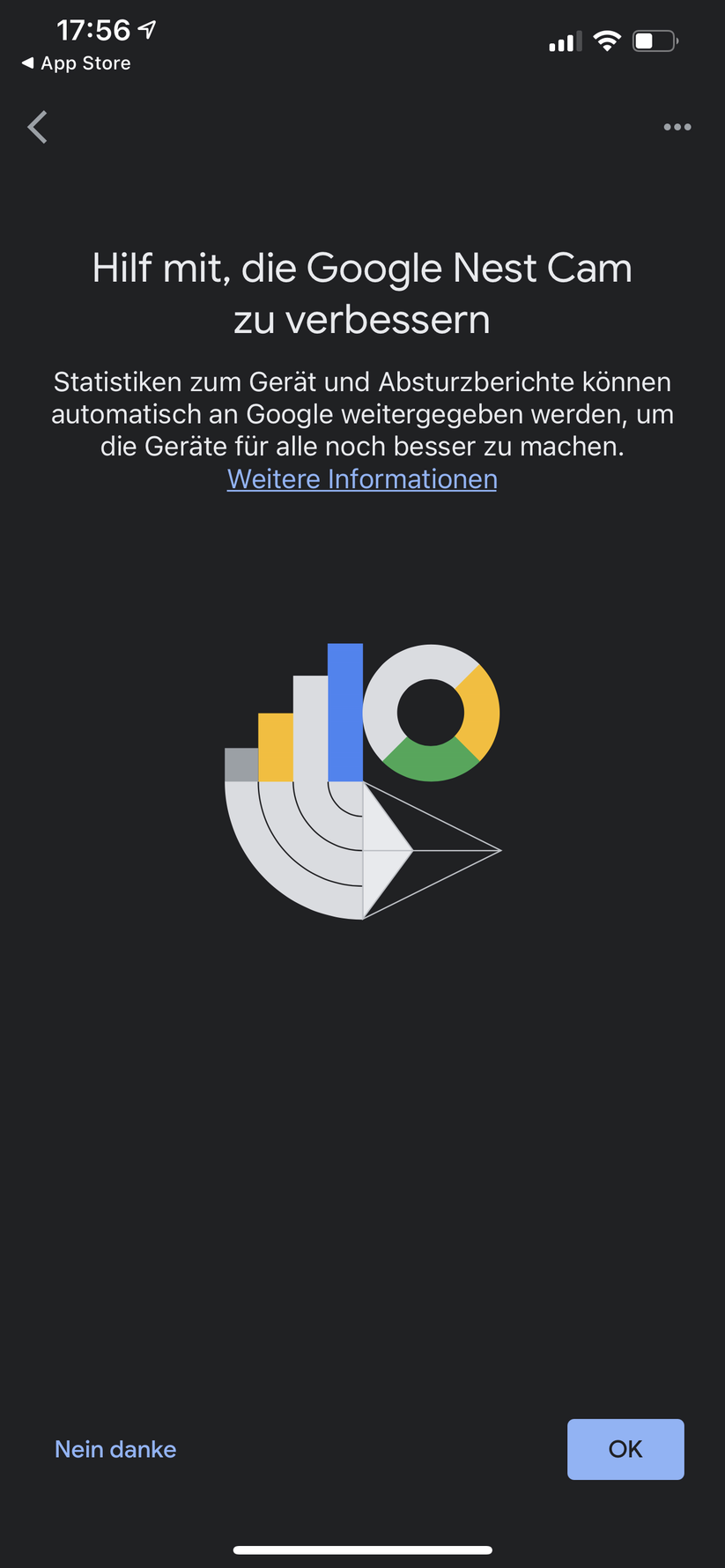 Google Home App für Nest Floodlight 