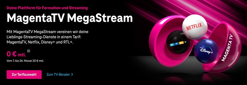 Die Telekom wirbt mit Gratismonaten für das eigene Angebot