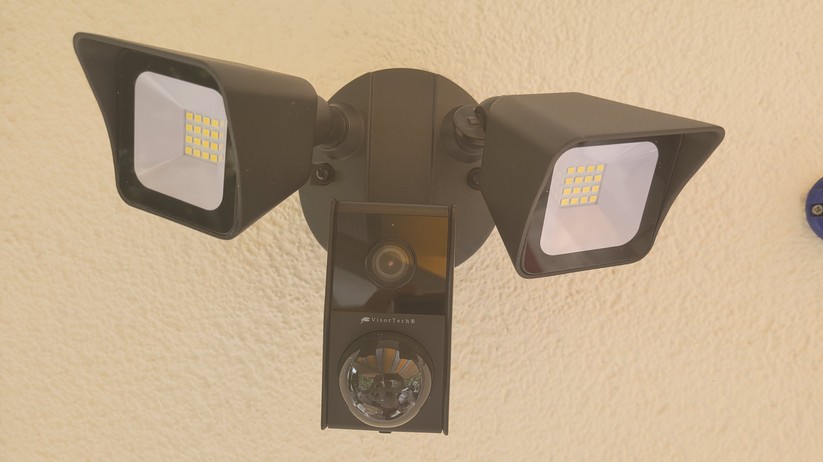 Visortech Floodlight Cam ZX-5326: Montage
