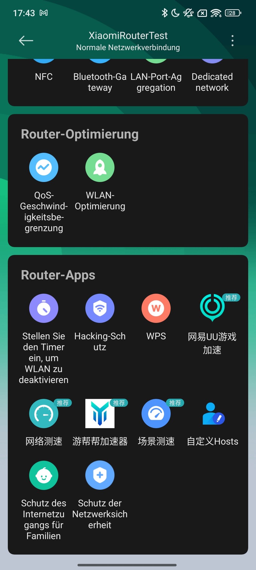 Xiaomi BE3600 Pro – App