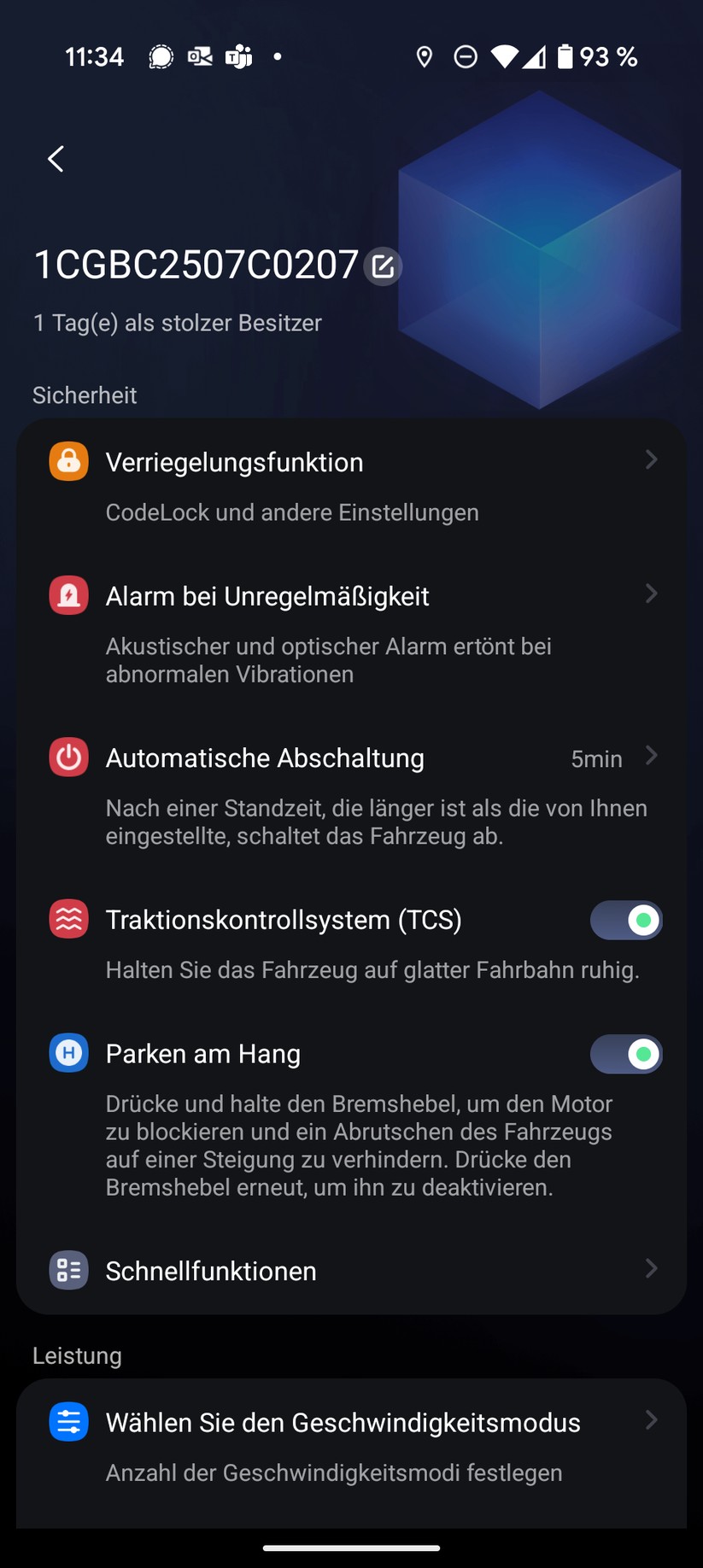 Segway Ninebot Max G3 D Screenshot