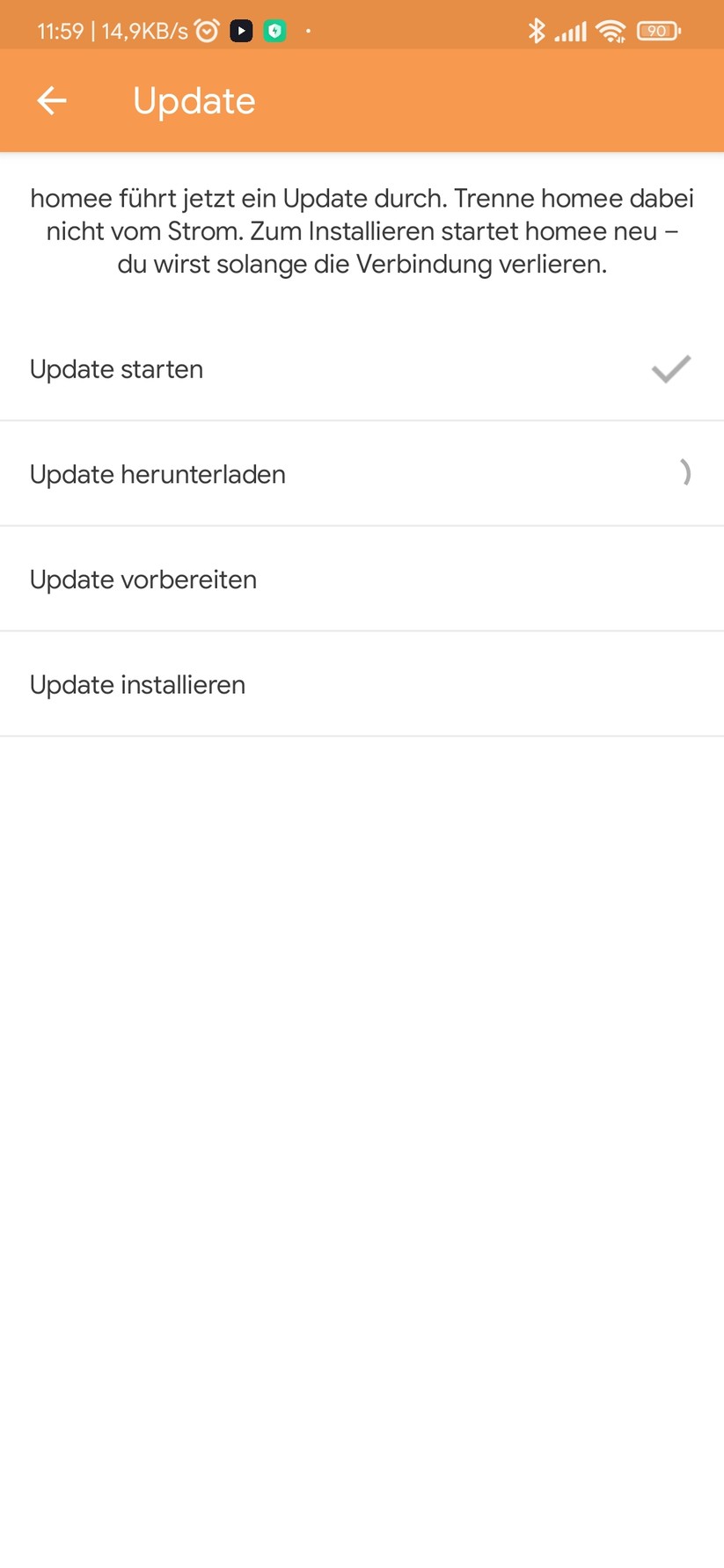 Homee: Smartphone- und Web-App