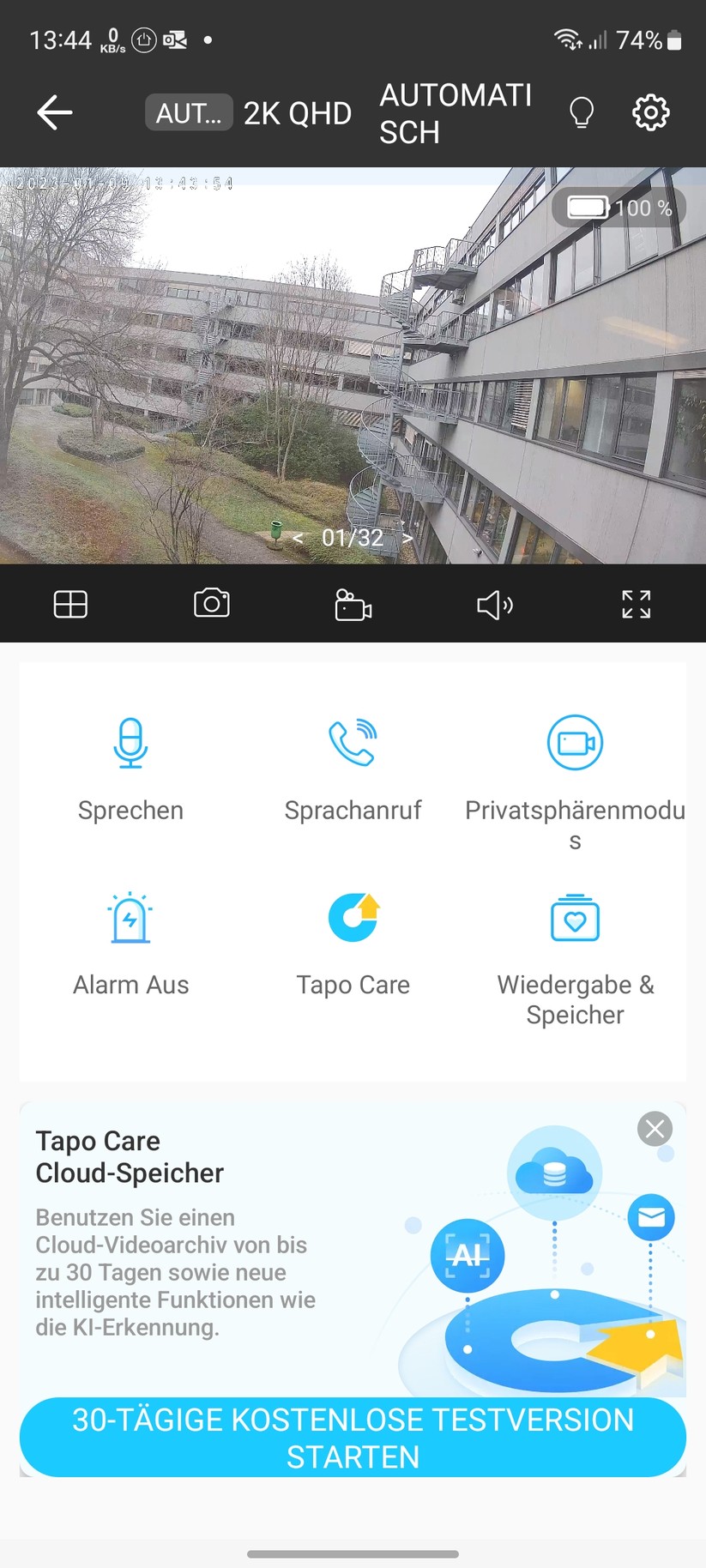 TP-Link Tapo C420S2: Einstellungen, Bilder