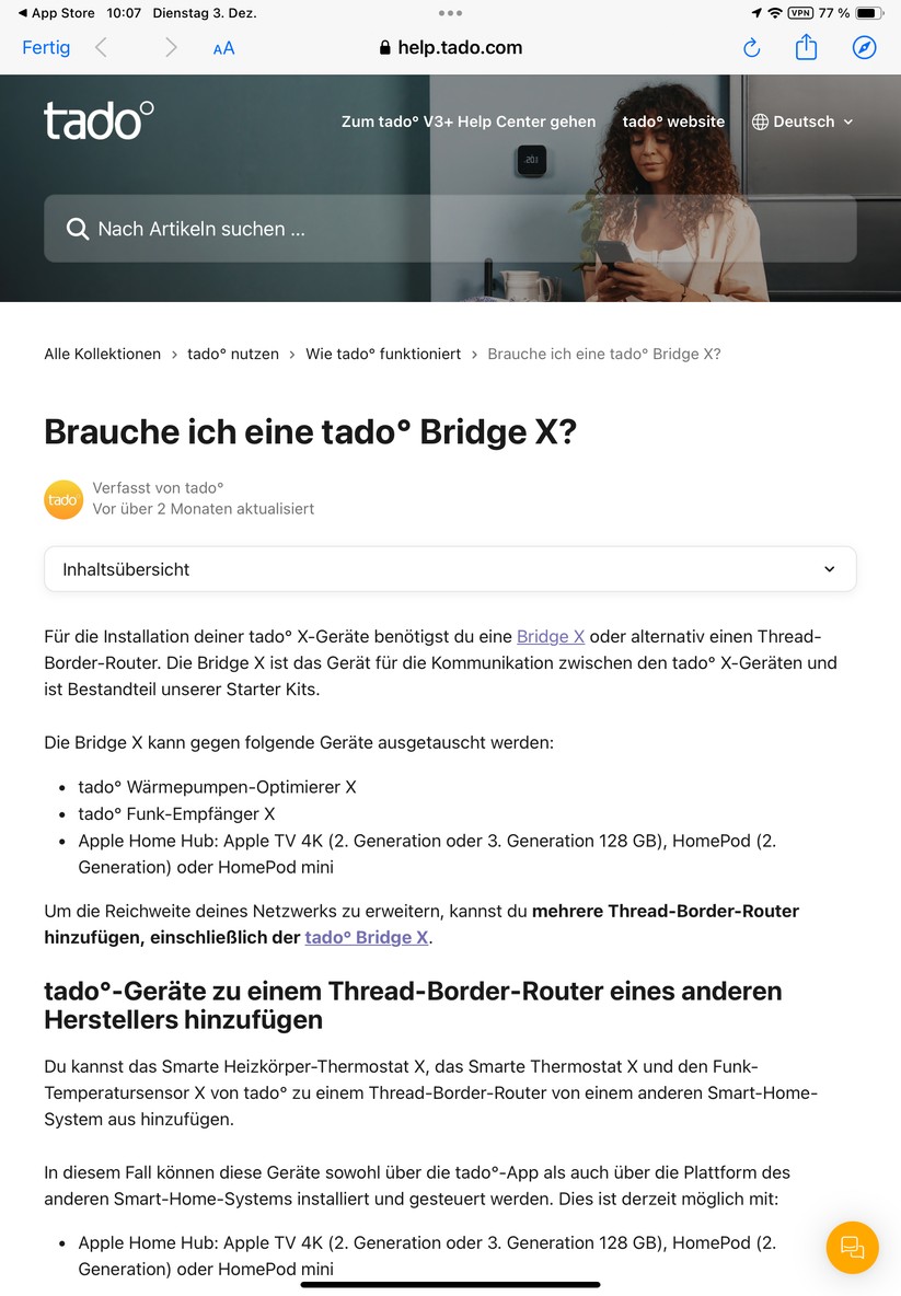 Die Tado-App sieht nicht nur schön aus, sondern bietet auch Verlaufsgrafiken für Temperatur und Heizperiode. Außerdem lässt sie sich einfach bedienen. Heizpläne sind im Handumdrehen erstellt.