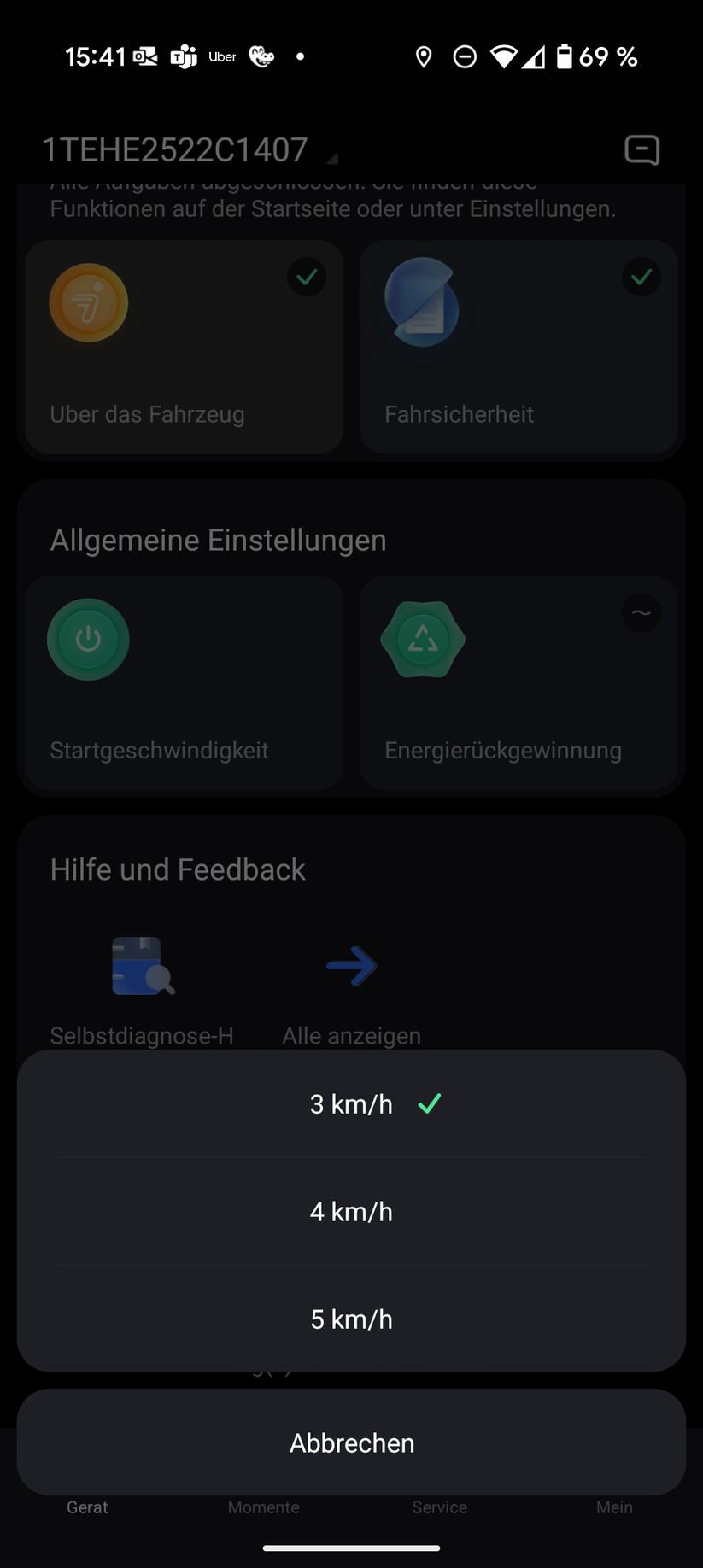 Segway Ninebot E3 Pro Screenshot
