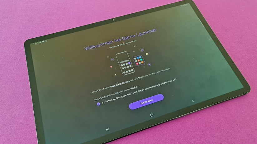 Das Tab S7+ macht auch in Spielen richtig Spaß