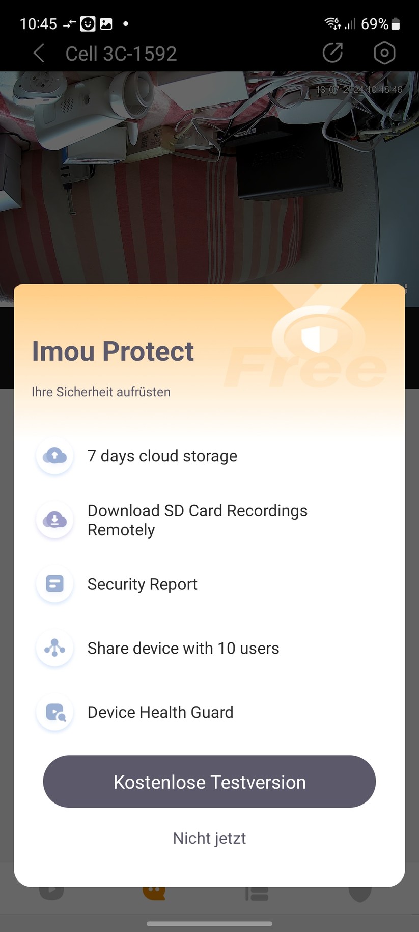 Imou Cell 3C: Setup mit App Imou Life