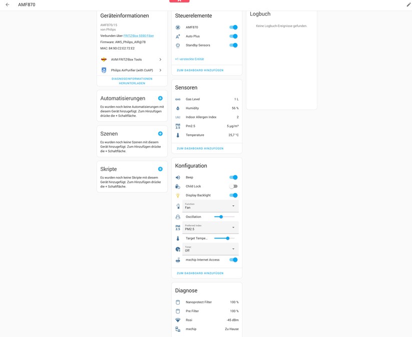  Integration in Home Assistant