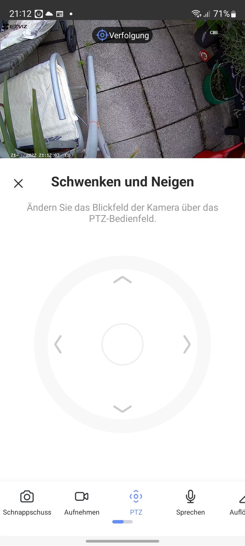 Ezviz CB8 2K: App, Einstellungen, Nachtsicht
