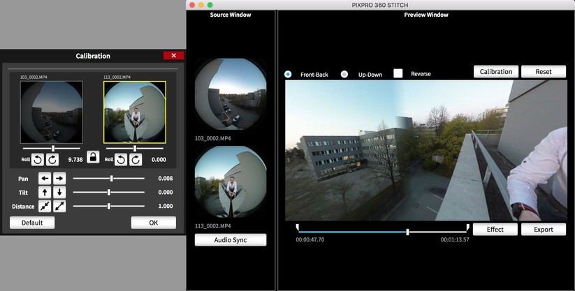 Die Stitching-Software von Kodak ist einfach zu bedienen, reicht aber vom Funktionsumfang bei Weitem nicht an professionelle Programme à la Autopano heran.