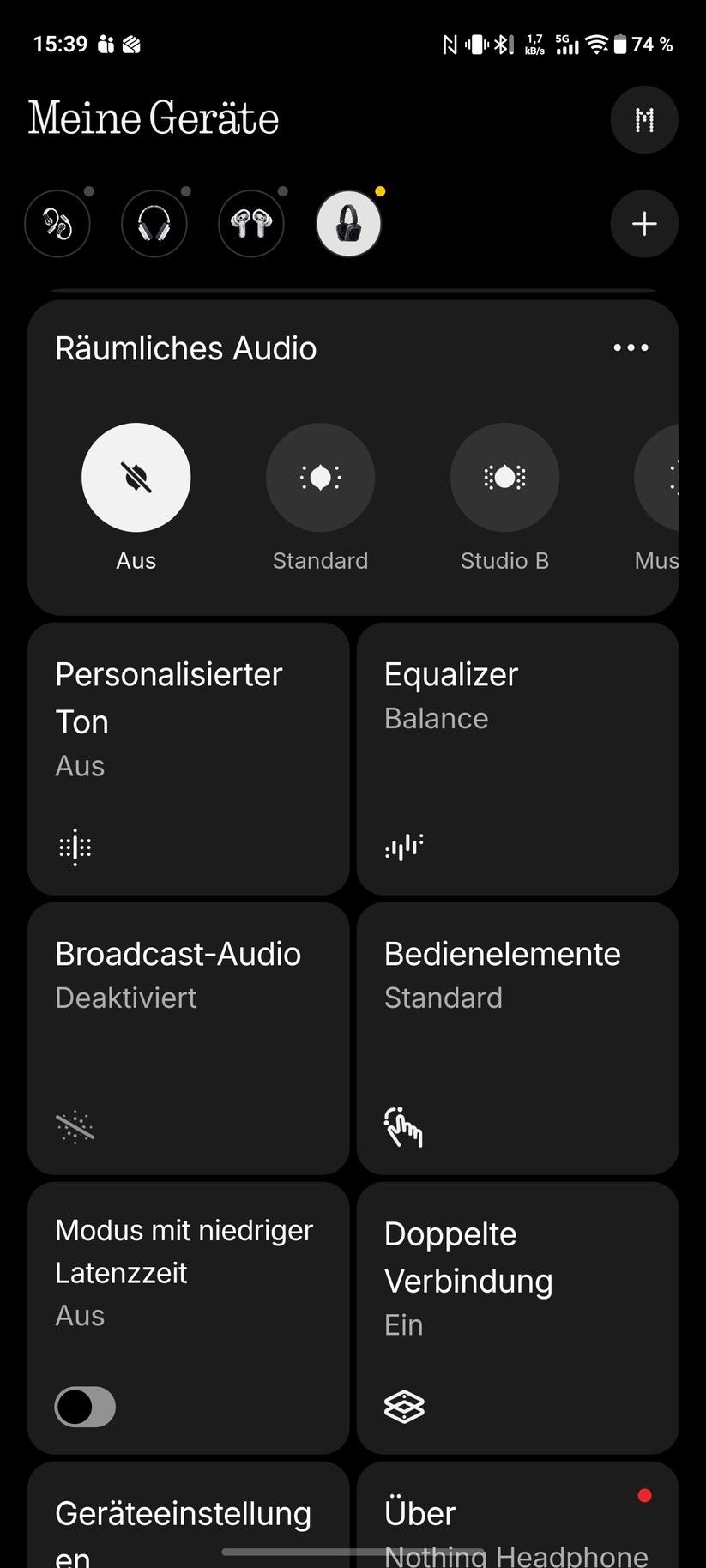 Nothing Headphone 1 Pro Screenshot