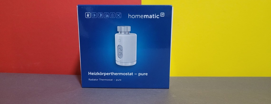 Homematic IP Pure: Smartes Heizkörperthermostat mit automatischem hydraulischem Abgleich