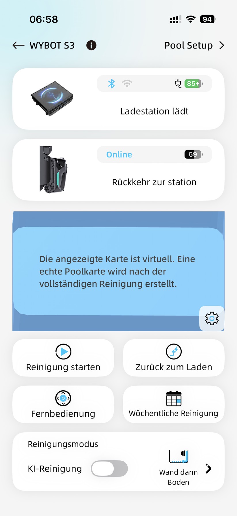 Wybot S3 - Bilder App