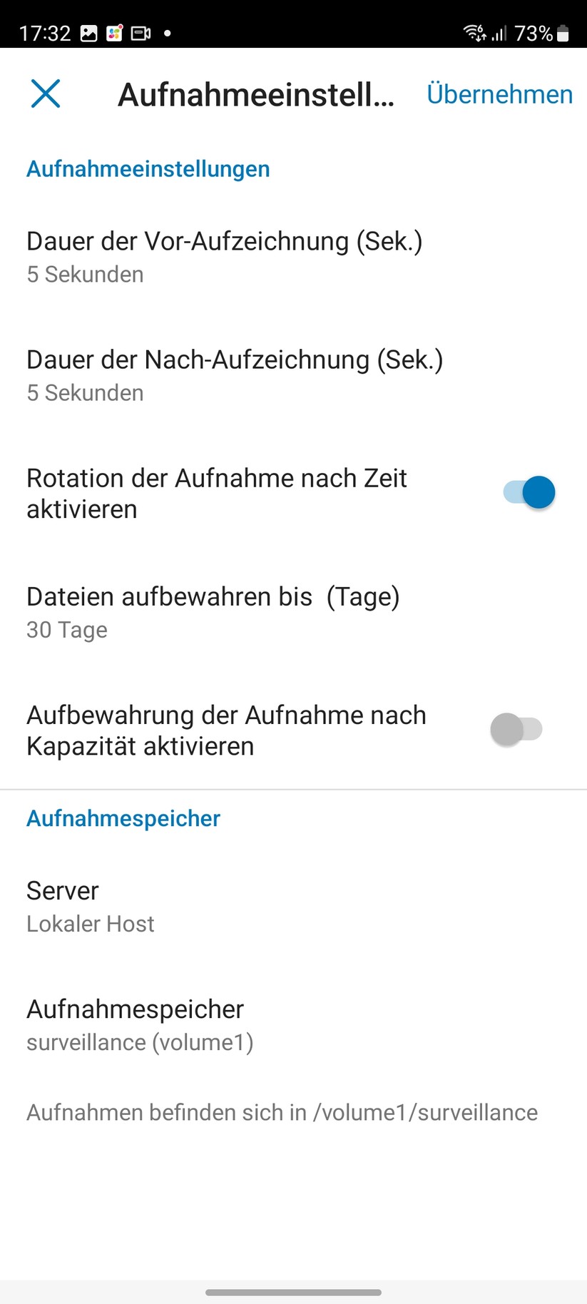 Synology BC500: Mobile App DS Cam
