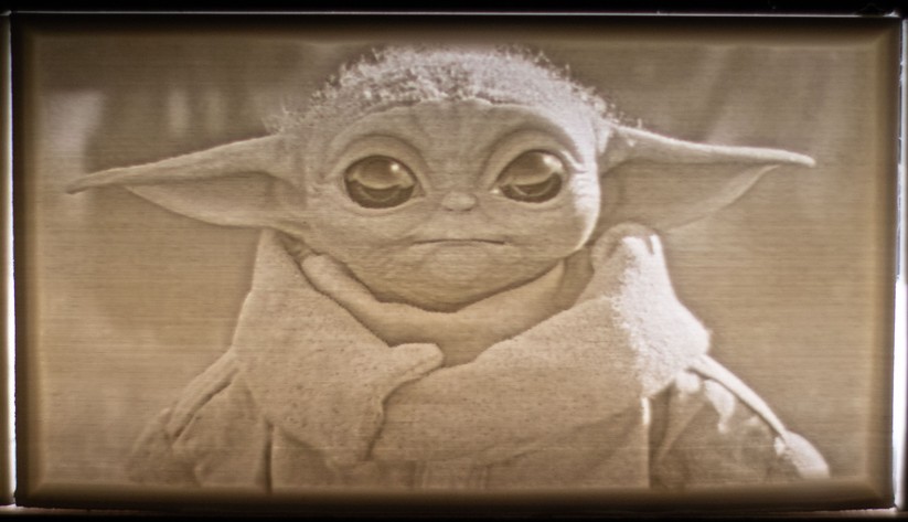 Ein Lithophane aus unserem Filament-Vergleichstest.